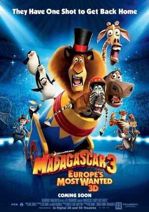 Madagascar 3: Europe’s Most Wanted                มาดากัสการ์ 3 : ข้ามป่าไปซ่าส์ยุโรป                2012